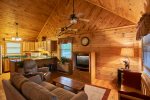 Bright, open family room